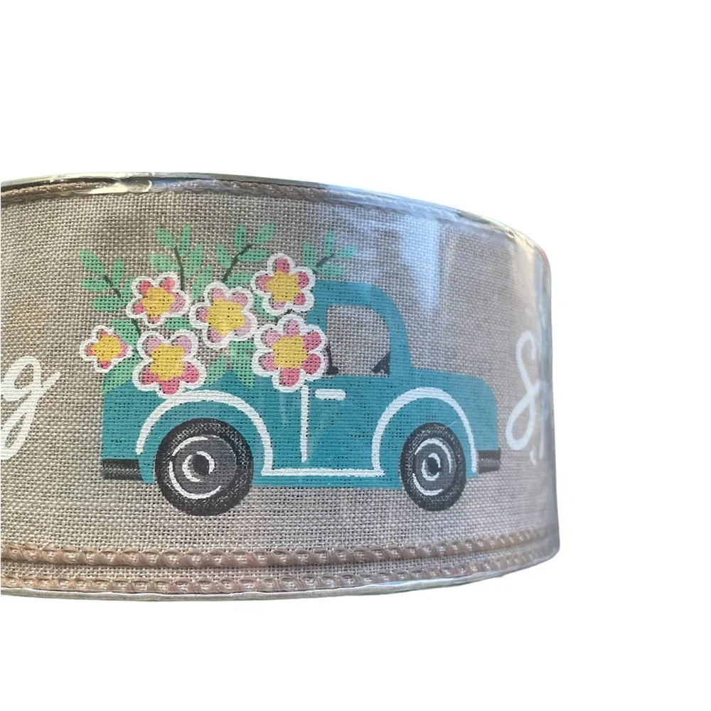 Member’s Mark premium ribbon 50 yards- Hello Spring